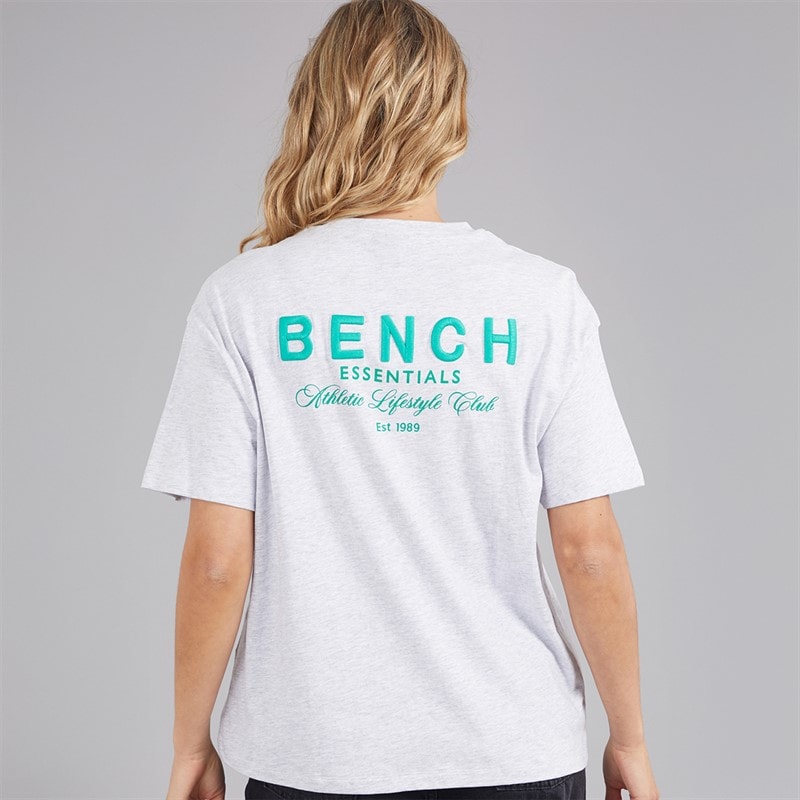 Bench Dame Jorgie T-shirt Ice Grey Marl - Billede 3