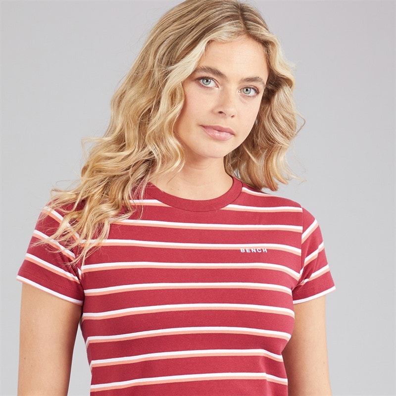 Bench Dame Miral T-shirt Cranberry Juice - Billede 3