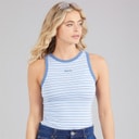 Bench Dame Elsu Vest Sky Stripe