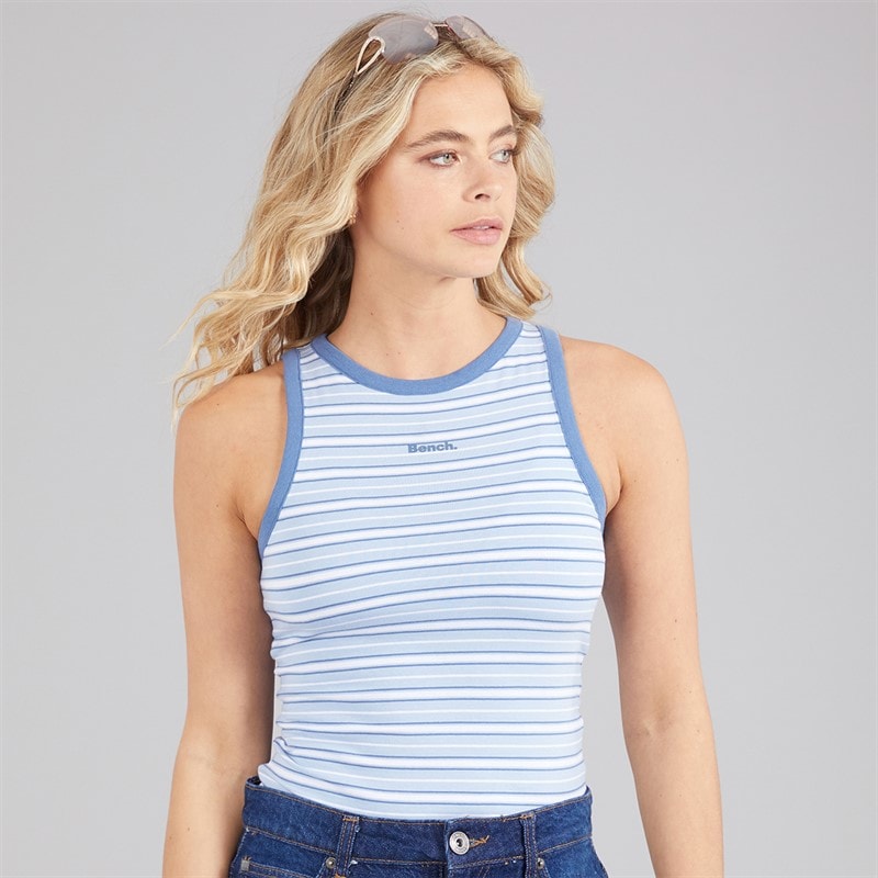 Bench Dame Elsu Vest Sky Stripe - Billede 1
