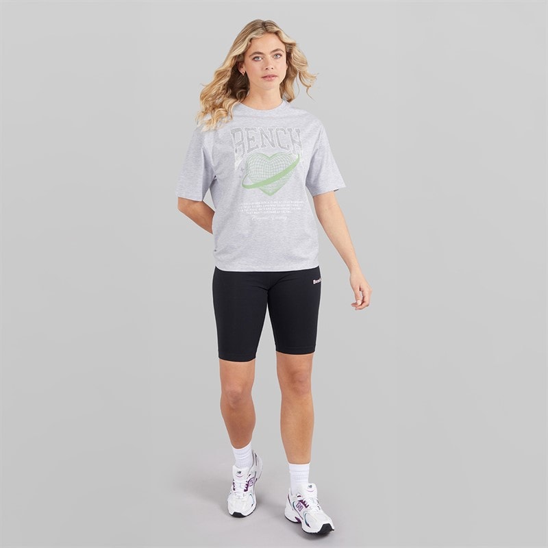 Bench Dame Jilen T-shirt Grey Marl - Billede 4