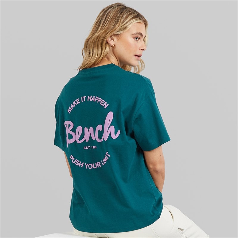 Bench Dame Enalla T-shirt Deep Teal - Billede 1