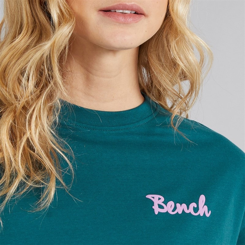 Bench Dame Enalla T-shirt Deep Teal - Billede 3