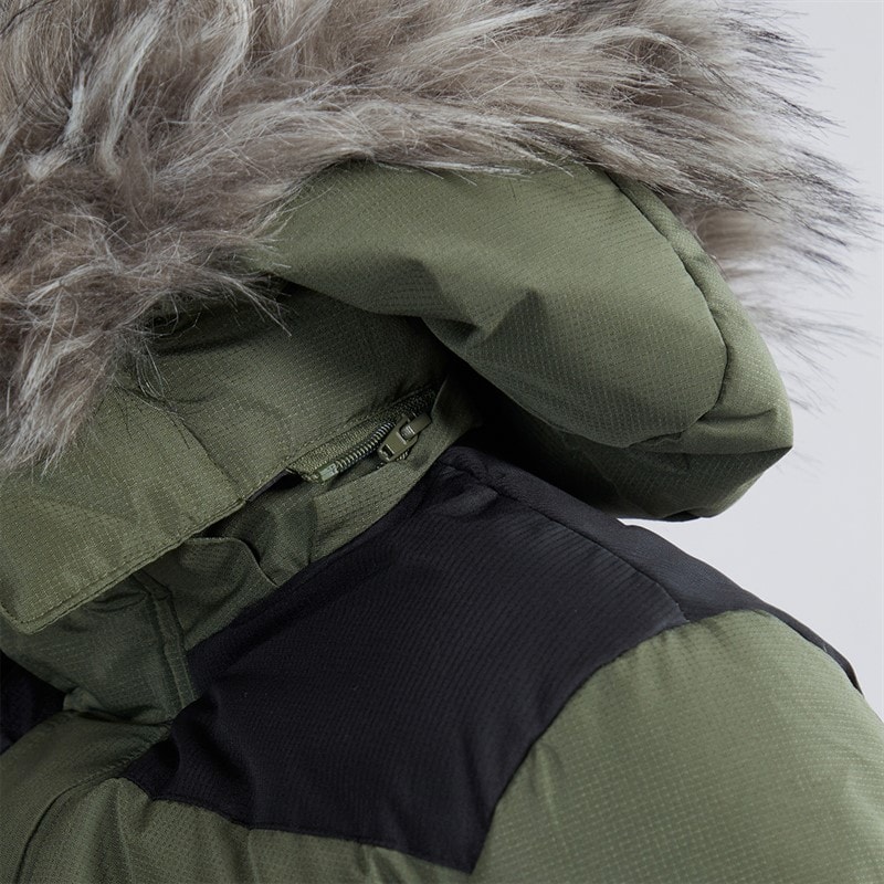 Bench Drenge Propp Polstret Parka Frakke Khaki - Billede 5