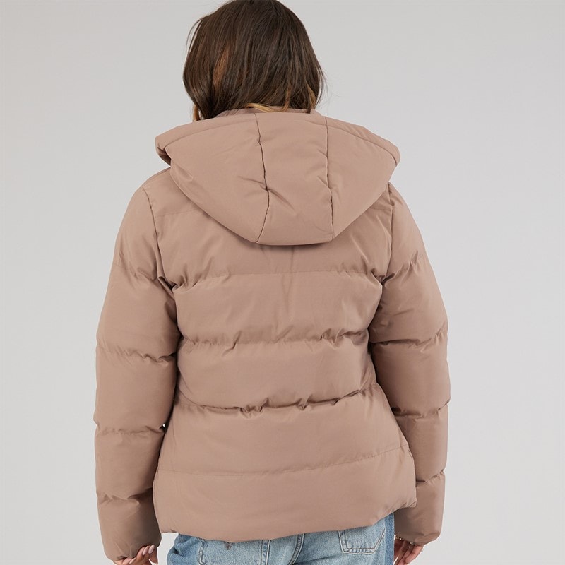 Bench Dame Atha Kort Dunjakke Light Brown - Billede 2
