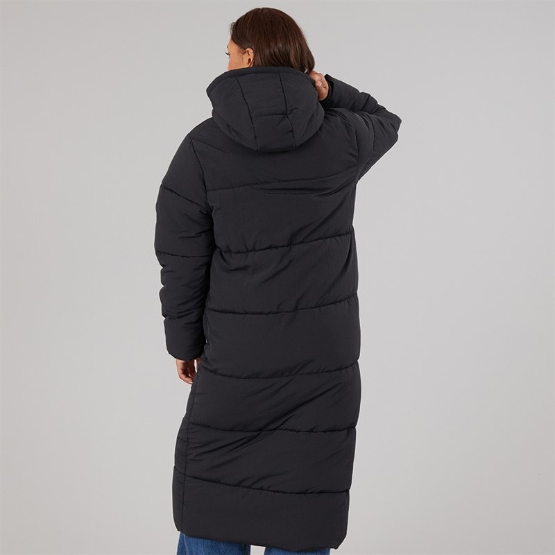 Bench Dame Cinder Lang Pufjakke Sort - Billede 2