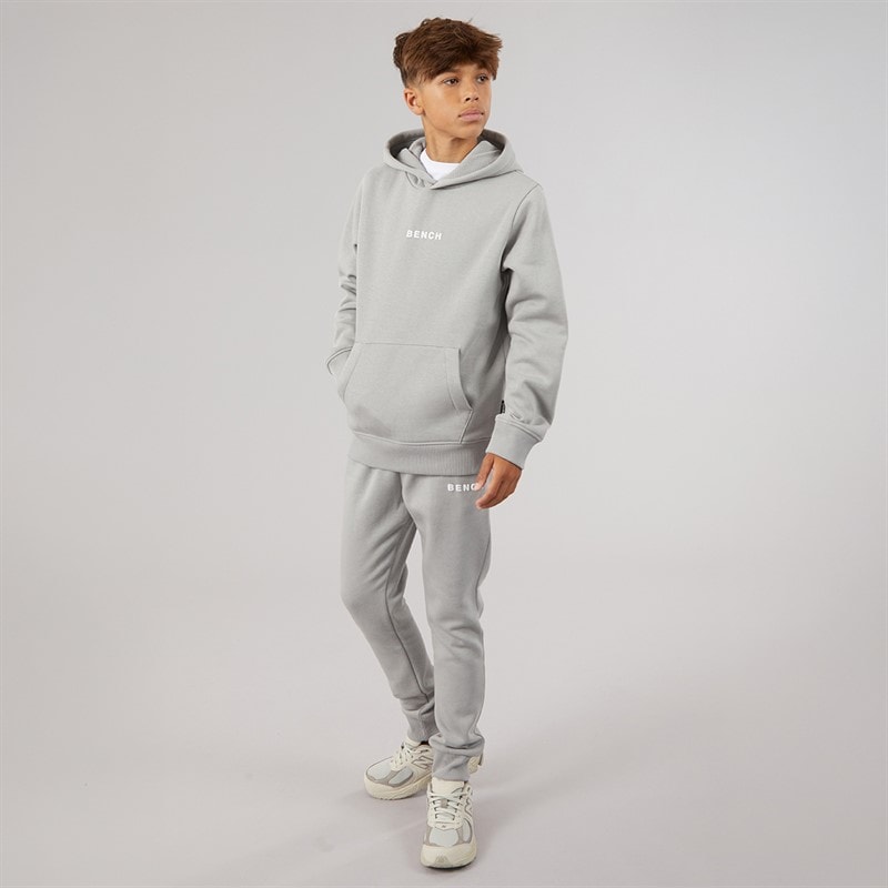 Bench Drenge Crugyll Hættetrøje Og Joggingbukser Træningssæt Circular Grey - Billede 4