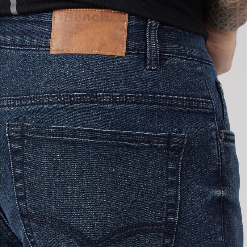 Bench Herre Sartus Straight Jeans Dark Indigo Wash - Billede 3