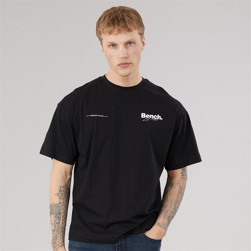 Bench Herre Terlon Oversized T-shirt Sort - Billede 2