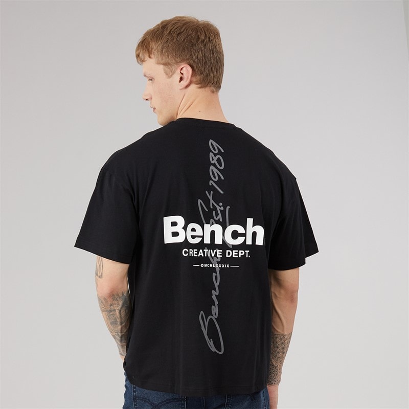 Bench Herre Terlon Oversized T-shirt Sort - Billede 3