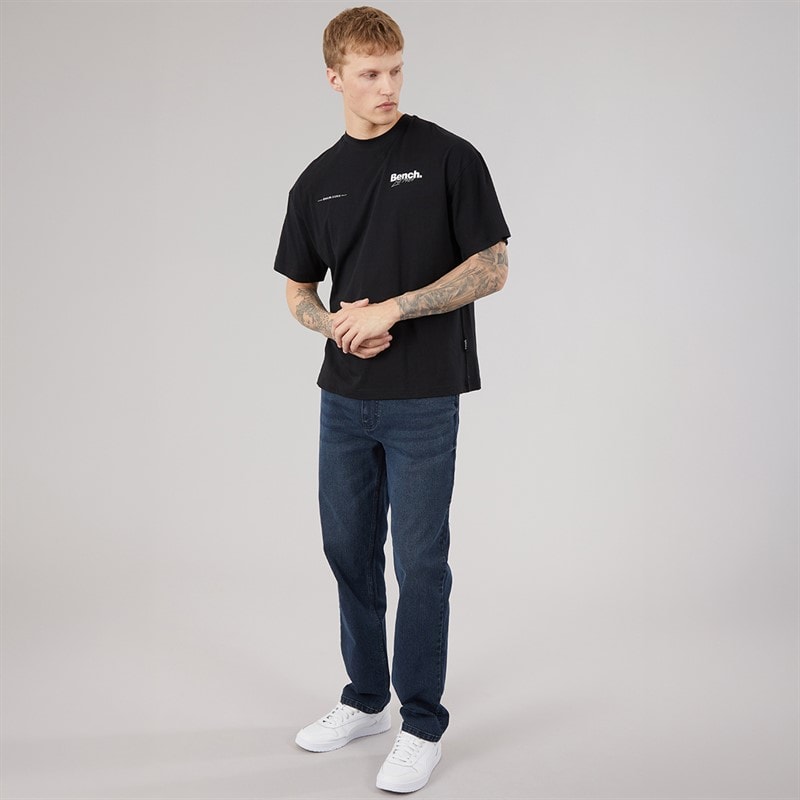 Bench Herre Terlon Oversized T-shirt Sort - Billede 4