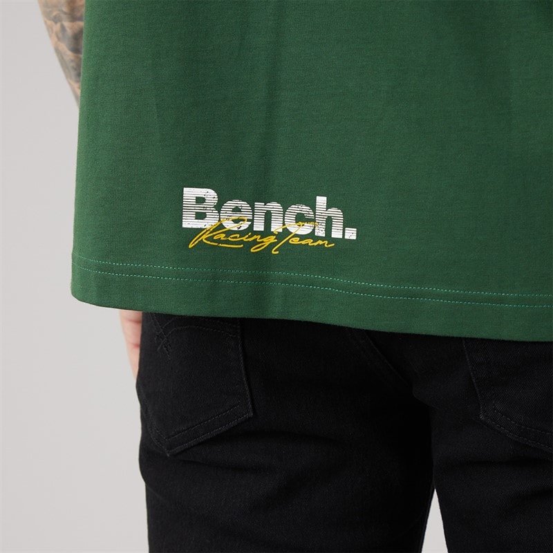 Bench Herre Alvera Oversized T-Shirt Primal Green - Billede 3