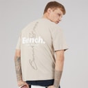Bench Herre Terlon Oversized T-shirt Stone Grey