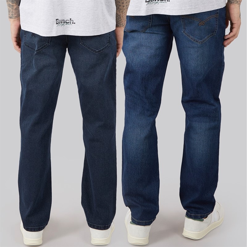 Bench Herre Northenden To Pak Straight Jeans Dark Indigo Wash/Indigo - Billede 2