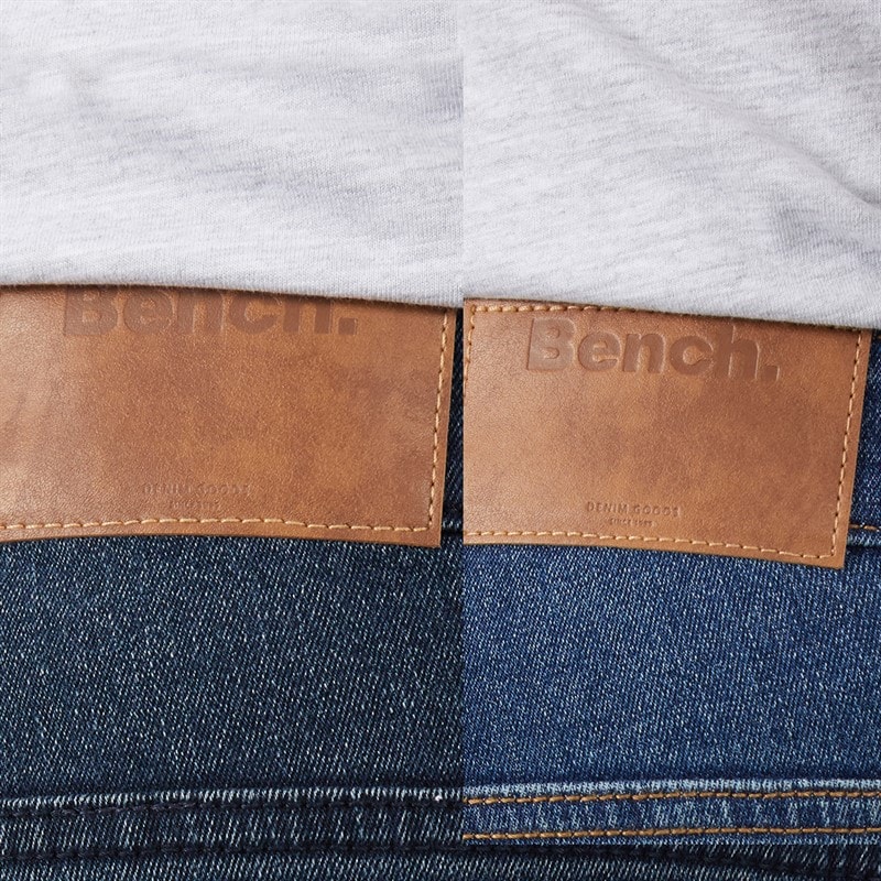 Bench Herre Northenden To Pak Straight Jeans Dark Indigo Wash/Indigo - Billede 3