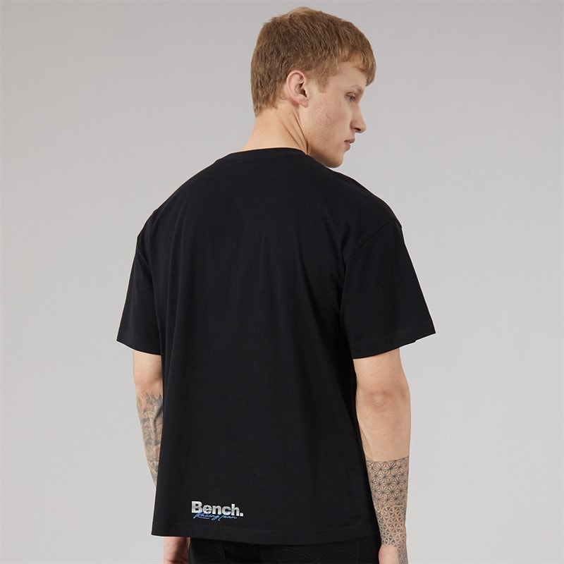 Bench Herre Alvera Oversized T-Shirt Sort - Billede 2