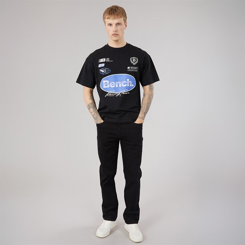 Bench Herre Alvera Oversized T-Shirt Sort - Billede 4