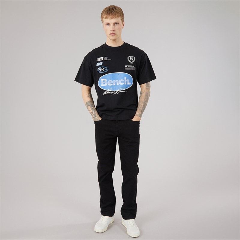 Bench Herre Sartus Straight Jeans Sort - Billede 4