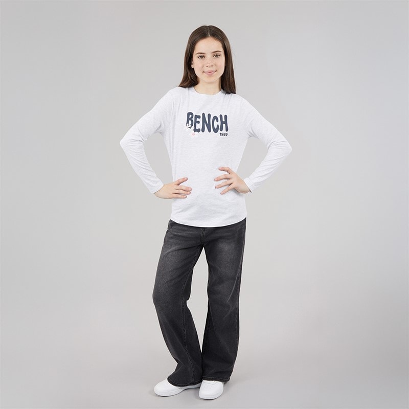 Bench Piger Starlingo Tre Pak Langærmede T-shirts Multi - Billede 2