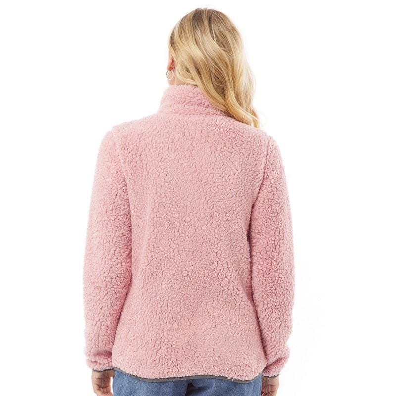 Bench Dame Sherpa Fleece Jakke Pink - Billede 2