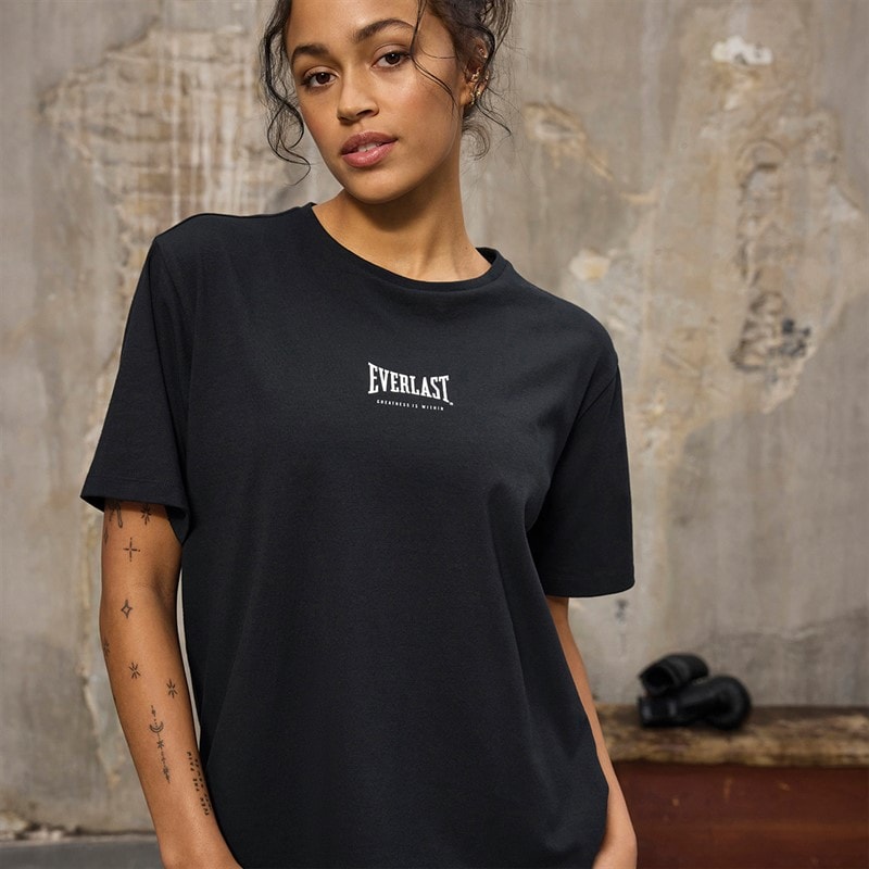 Everlast Dame T-shirt Sort - Billede 3