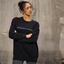 Everlast Dame Oversized Crew Neck Sweatshirt Black Beauty