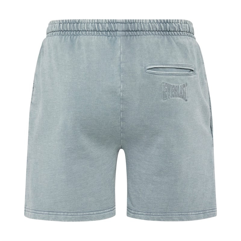 Everlast Herre Vaskede Sweat Shorts Smoke Blue - Billede 2