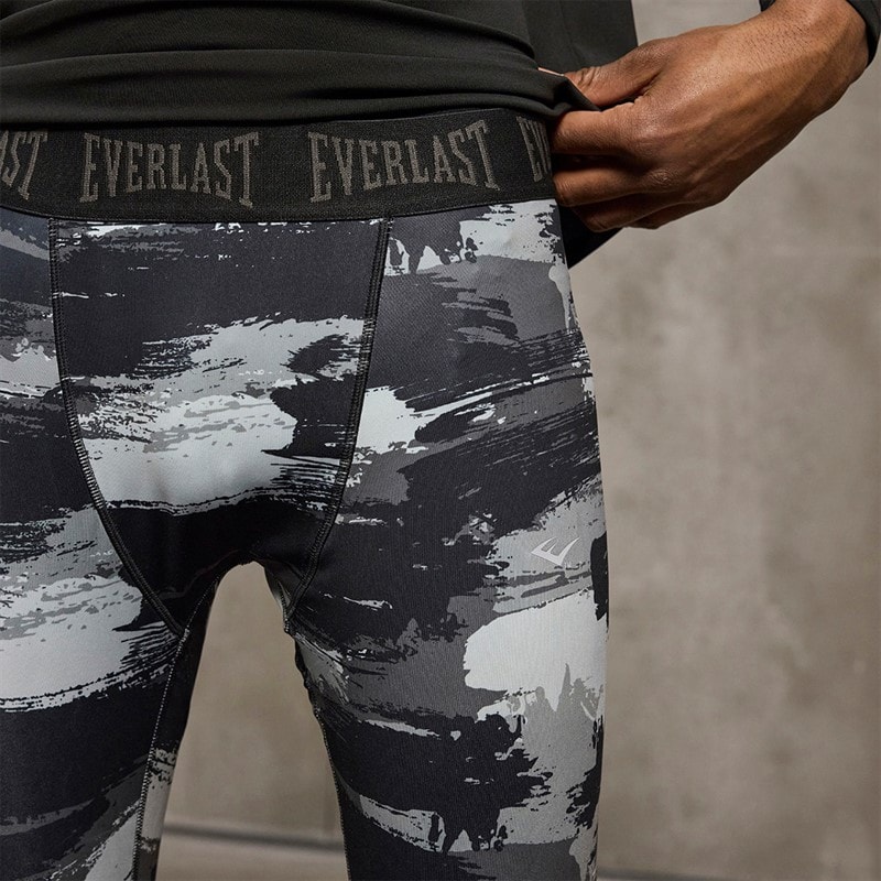 Everlast Herre Everdri ™ Stretch Leggings Black Beauty - Billede 3