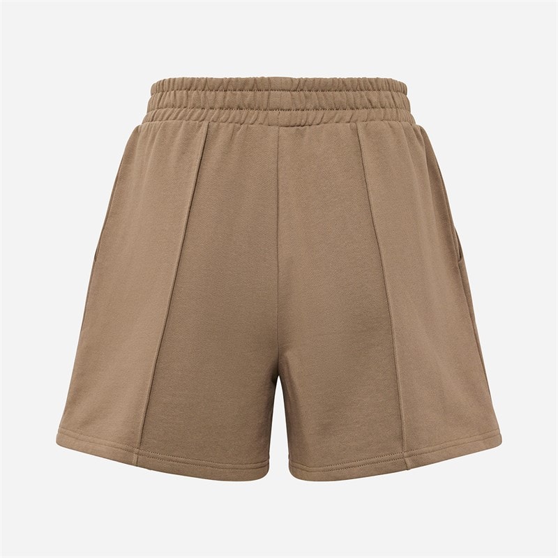 Everlast Dame Vide Pintuck Sweat Shorts Fossil - Billede 2
