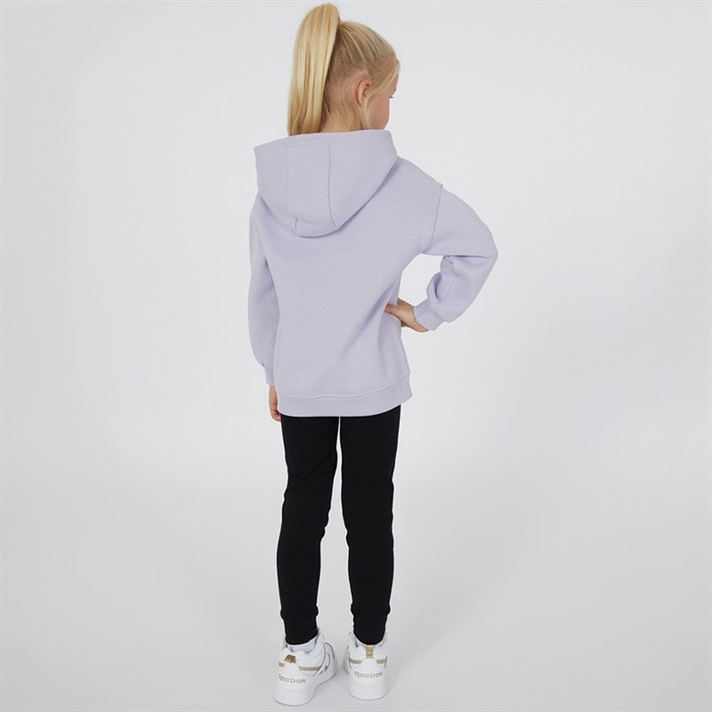 Ellesse Piger Hoodie og Leggings Sæt med Liliana Logo Lilla/Sort - Billede 2