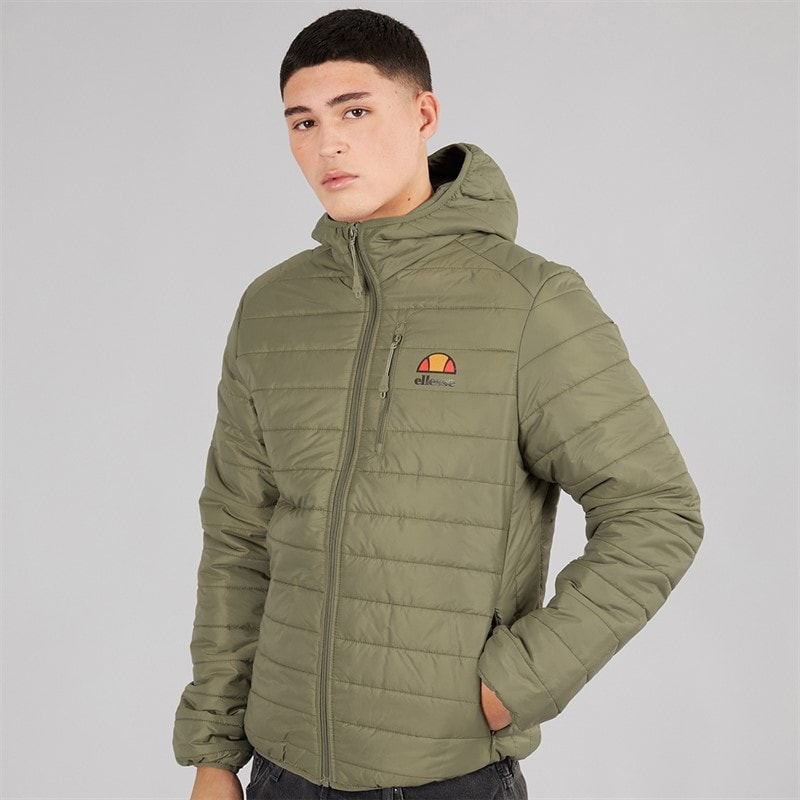 Ellesse Herre Corricella Vatteret Jakke Khaki - Billede 3
