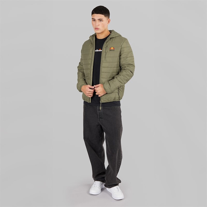 Ellesse Herre Corricella Vatteret Jakke Khaki - Billede 4