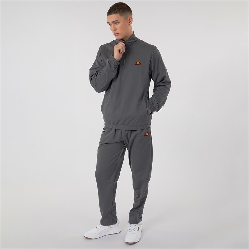 Ellesse Herre Ferrari Poly Tracksuit Mørkegrå