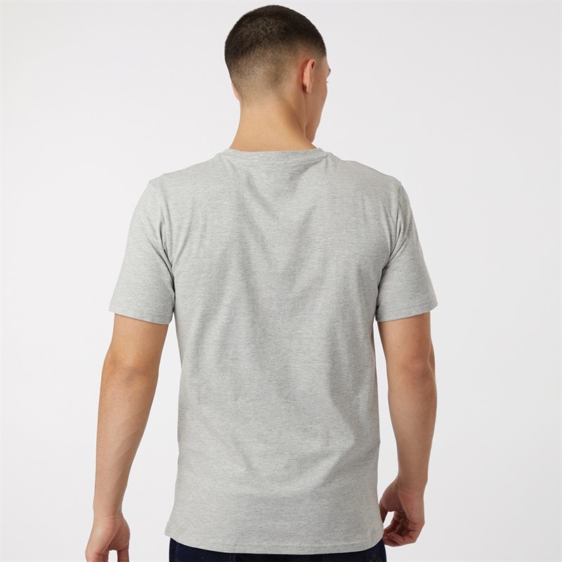 Ellesse Herre Cleffios Logo T-shirt Grå Melange - Billede 2