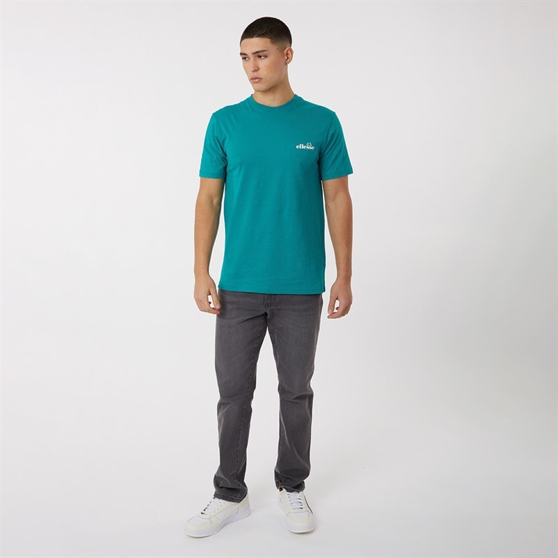 Ellesse Herre Retanna T-shirt med logo på ryggen Mørkegrøn - Billede 3