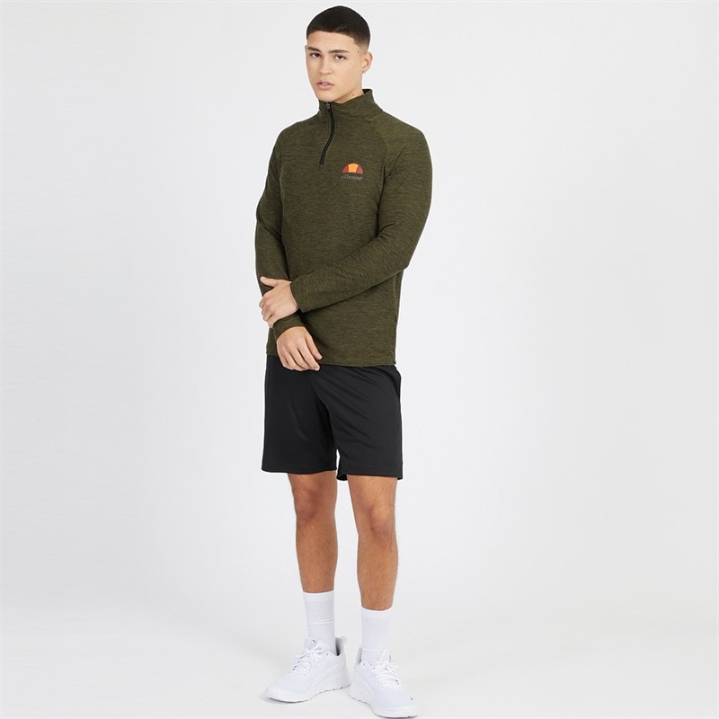 Ellesse Herre Fasano T-shirts med lange ærmer kakigrøn - Billede 4