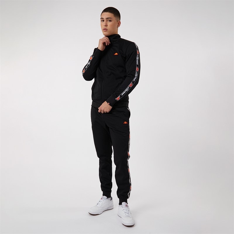 Ellesse Herre Giraldo Tapet Poly Tracksuit Sort - Billede 5