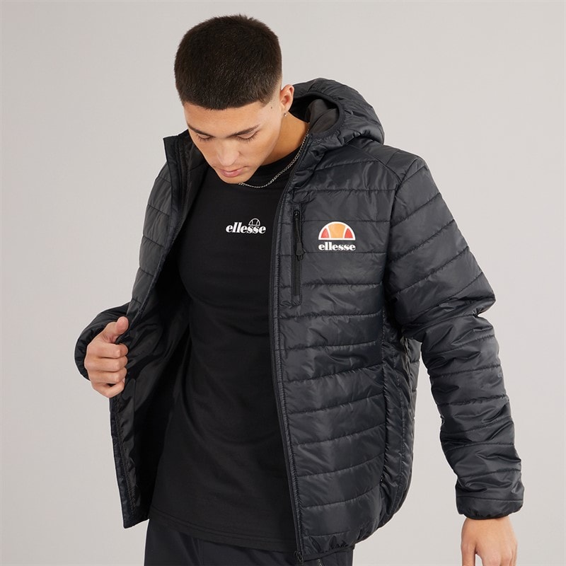 Ellesse Herre Corricella Vatteret Jakke Sort - Billede 1
