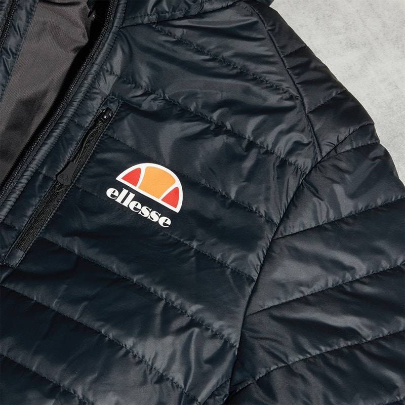 Ellesse Herre Corricella Vatteret Jakke Sort - Billede 3