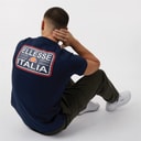 Ellesse Herre Benzina Heritage Ryg Logo T-shirt Blå