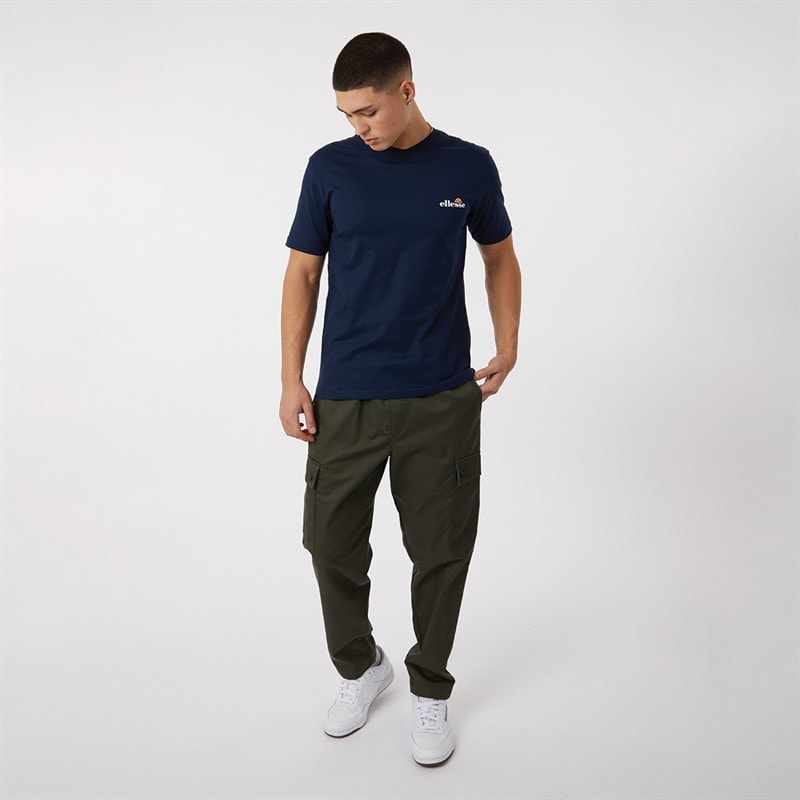 Ellesse Herre Benzina Heritage Ryg Logo T-shirt Blå - Billede 3