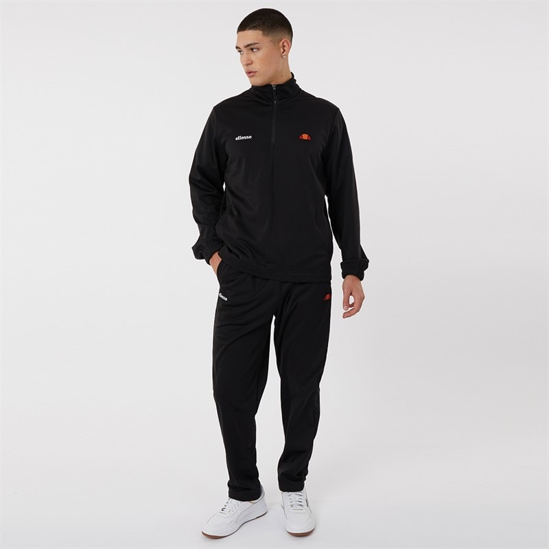 Ellesse Herre Ferrari Poly Tracksuit Sort - Billede 1
