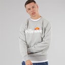 Ellesse Herre Sikanni Sweatshirt Light Grey Marl