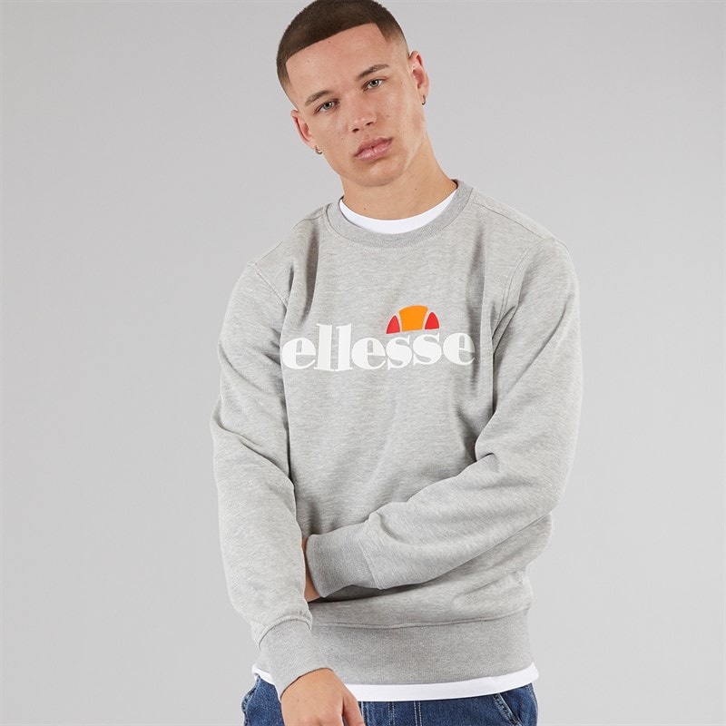 Ellesse Herre Sikanni Sweatshirt Light Grey Marl - Billede 1