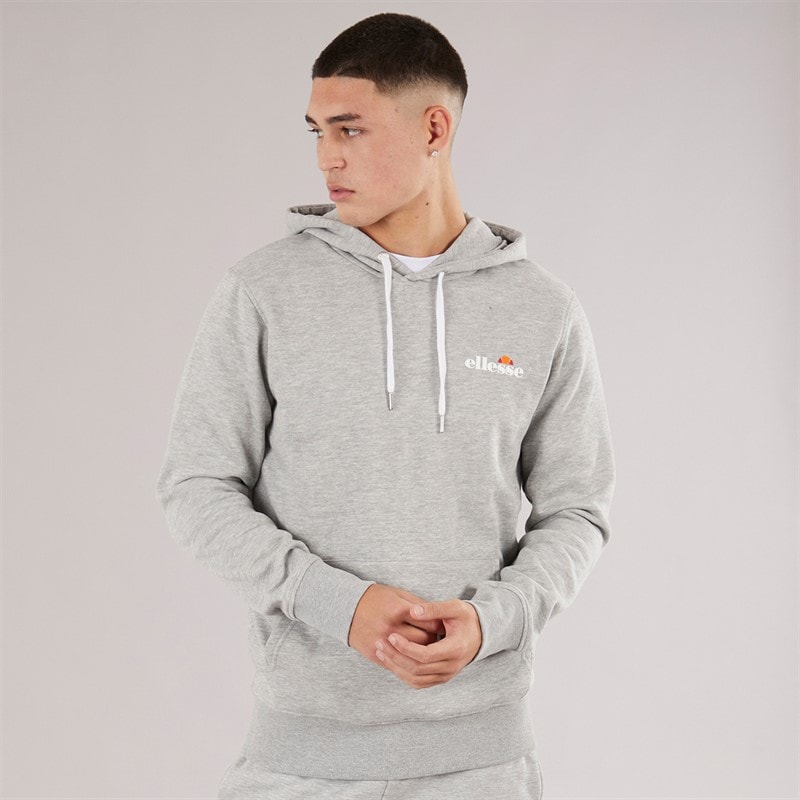 Ellesse Herre Giffone Hættetrøje Light Grey Marl