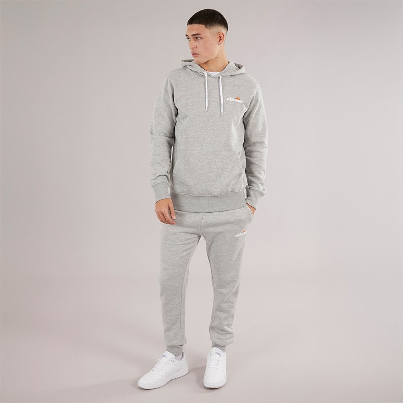 Ellesse Herre Giffone Hættetrøje Light Grey Marl - Billede 3