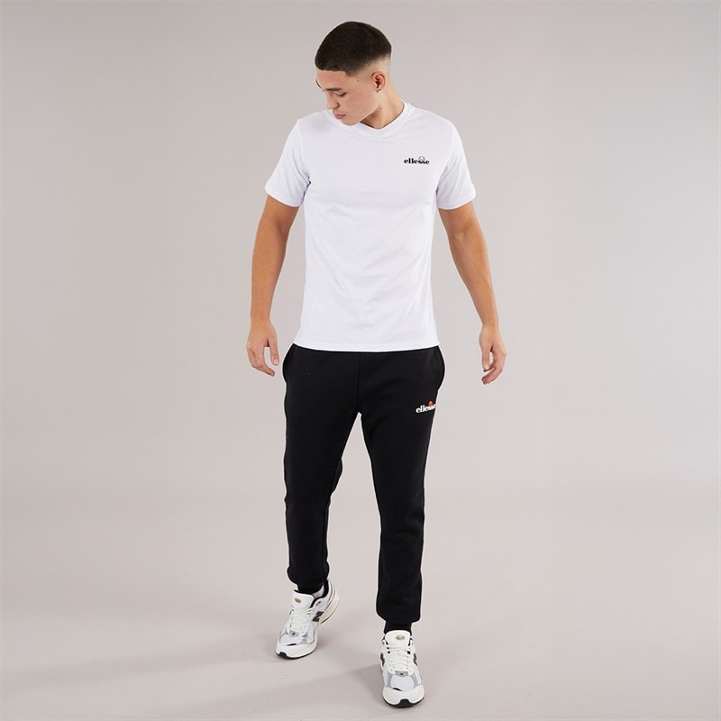 Ellesse Herre Retanna Ryg Logo T-shirt Hvid/Sort - Billede 4