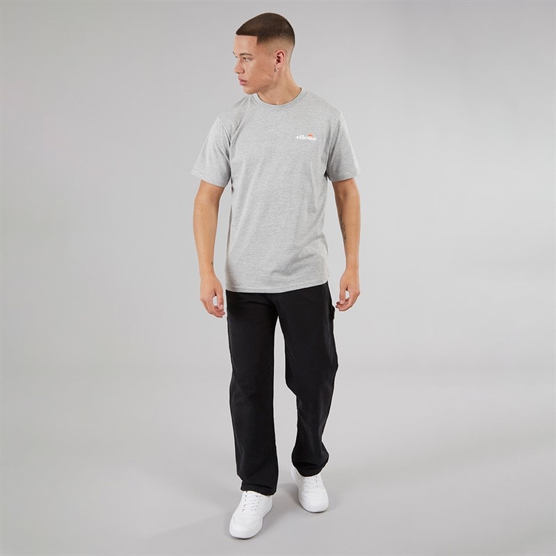 Ellesse Herre Benzina Heritage Bag Logo T-shirt Grey Marl - Billede 3