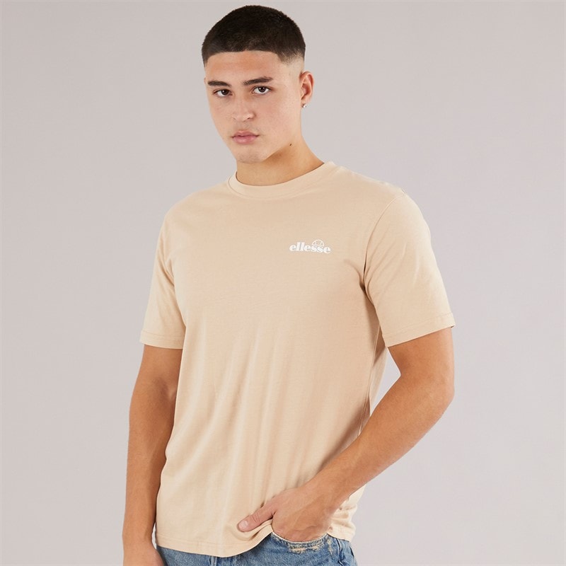 Ellesse Herre Retanna Ryg Logo T-shirt Natural - Billede 2