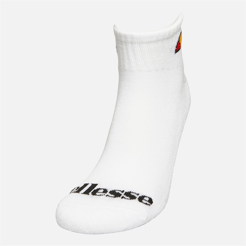 Ellesse Børn Tre Par Kvart Sokker Hvid - Billede 2